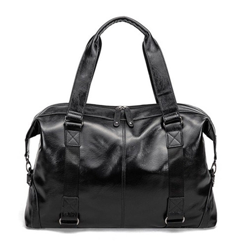 Luxurious Travel Bag Made of High-Quality Leather Stornfield