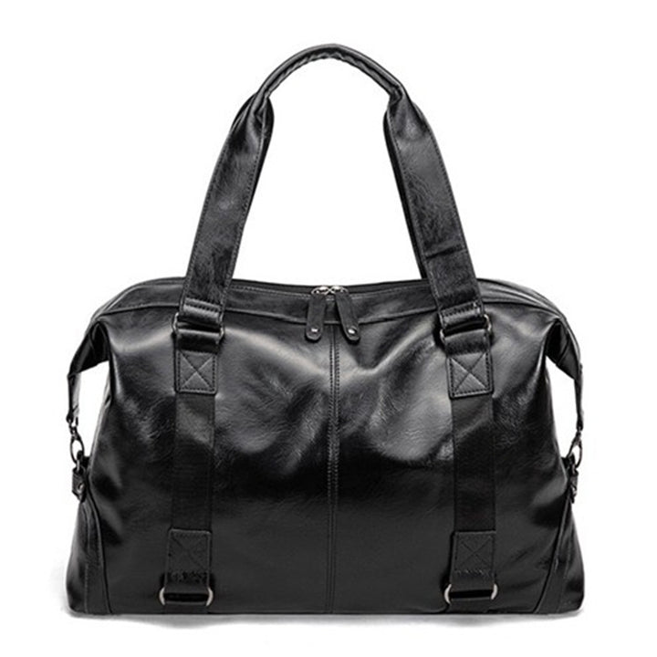 Luxurious Travel Bag Made of High-Quality Leather Stornfield