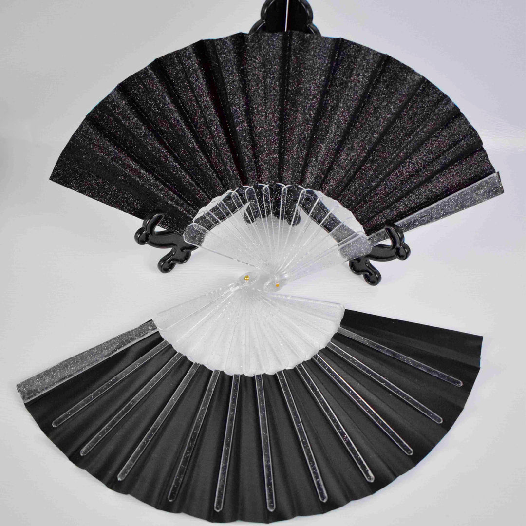 Ladies Glittering Hand Fan made of high-quality material Stornfield