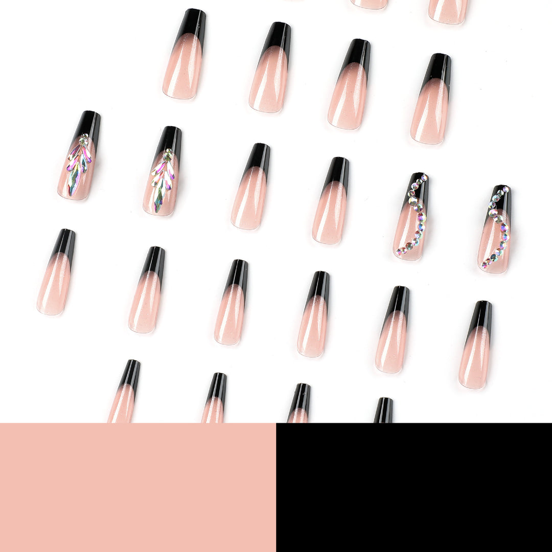 Artistic stiletto nails with glitter embellishments Stornfield