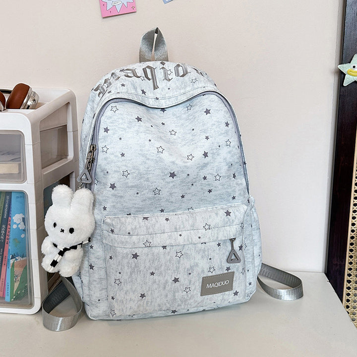 Star-Embellished Casual Backpack Stornfield