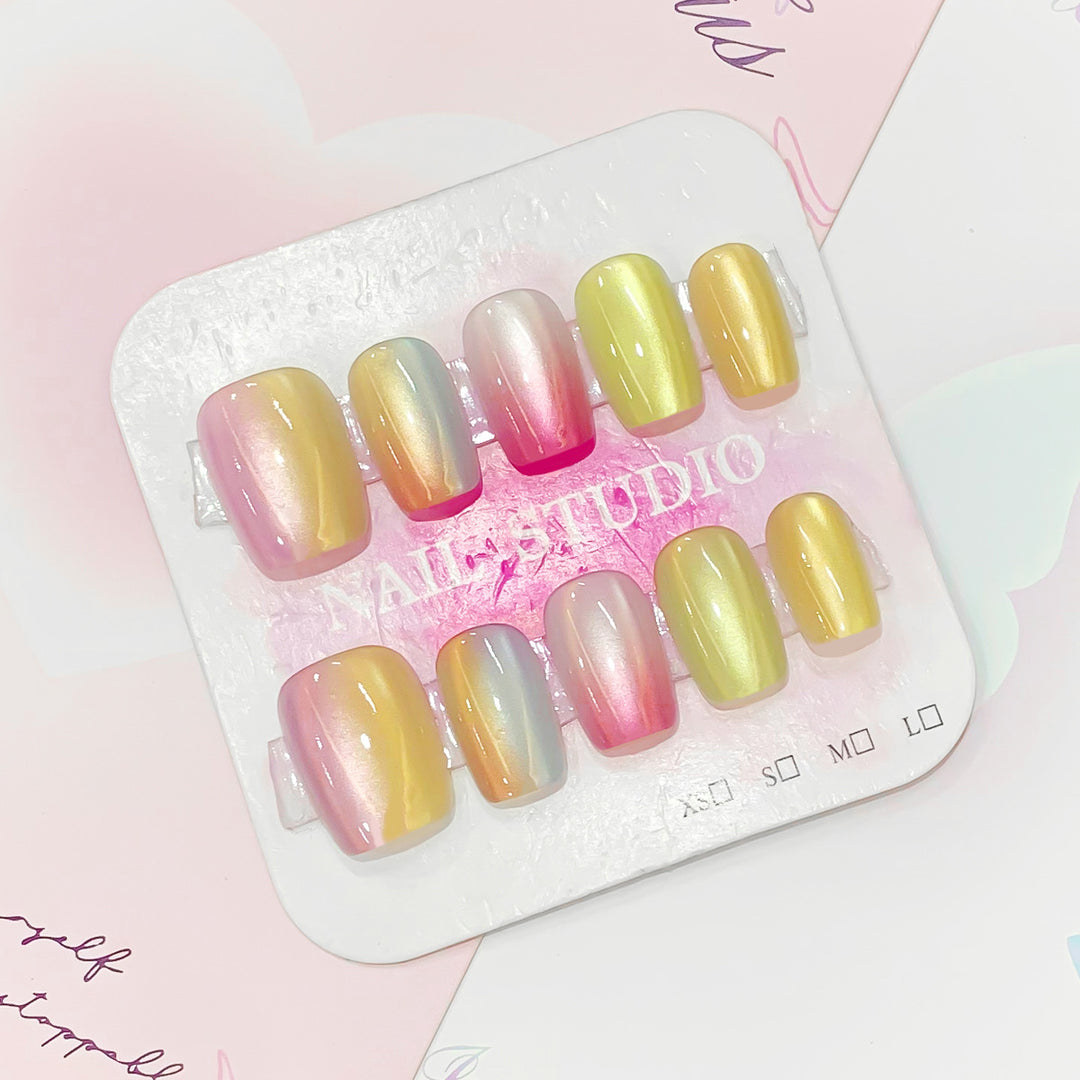 Gradient Color Art Nails Stornfield