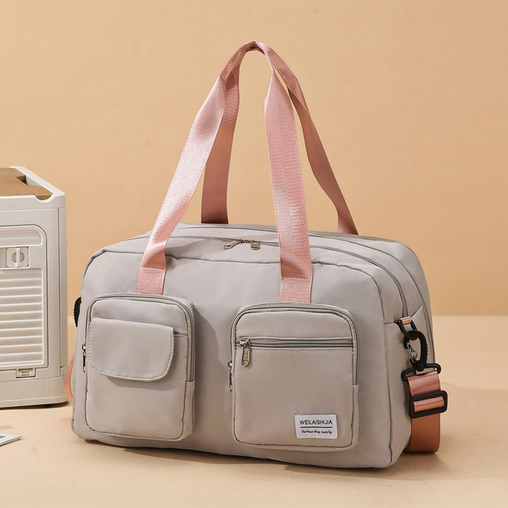 Multifunctional Travel Bag With Multiple Compartments And Adjustable Shoulder Strap Stornfield