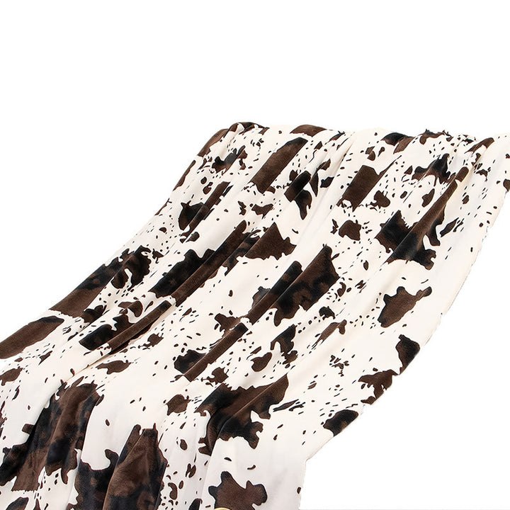 Soft Fabric Zebra Print Fleece Blanket