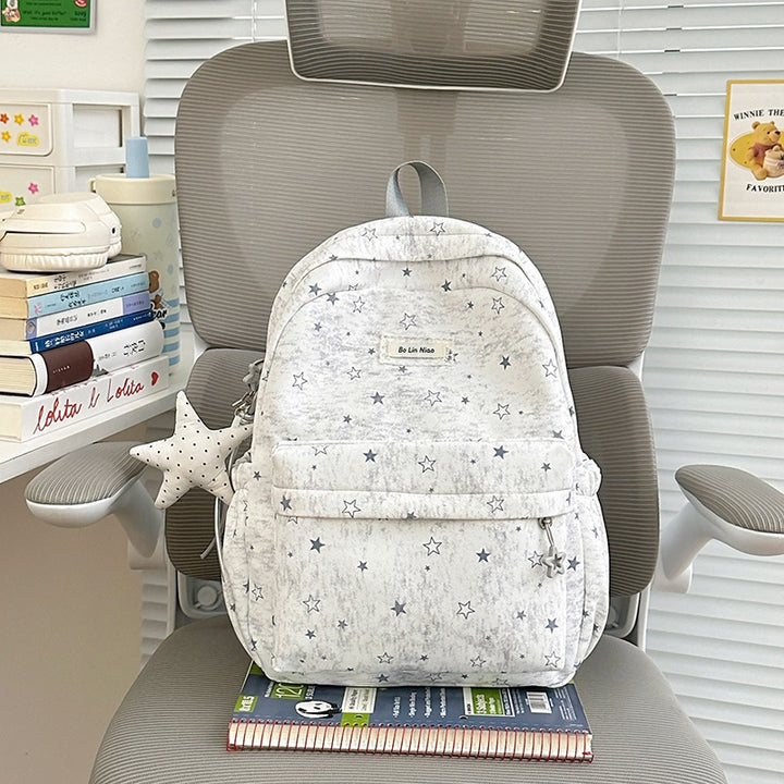 Star-Embellished Casual Backpack Stornfield 1791205930
