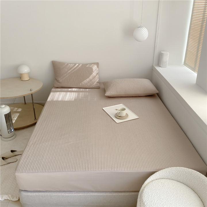 Quilted Cotton Mattress Pad Protector Breathable Hypoallergenic Mattress Topper