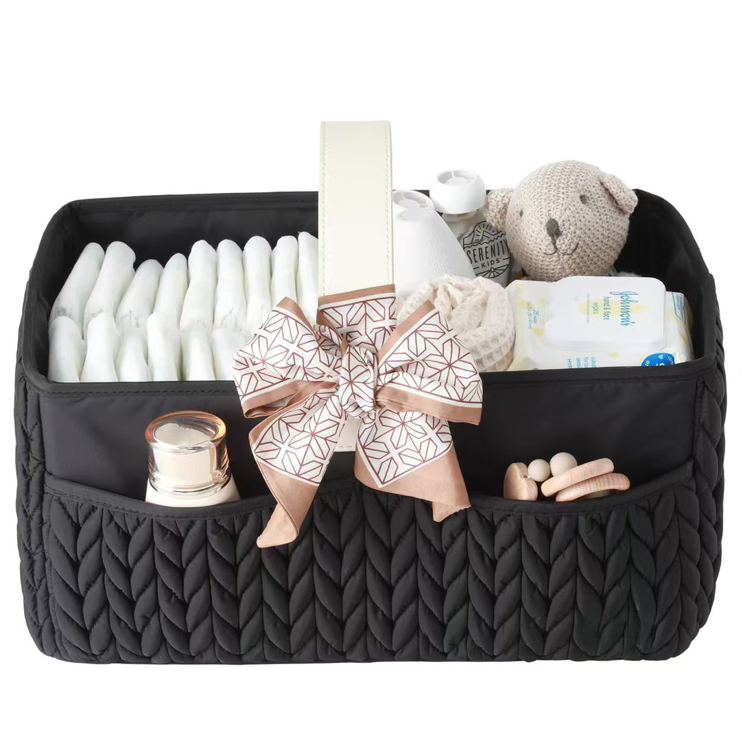 Quilted tote bag with practical compartments Stornfield