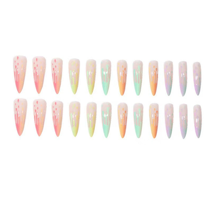 Artificial nail tips in drop design Stornfield