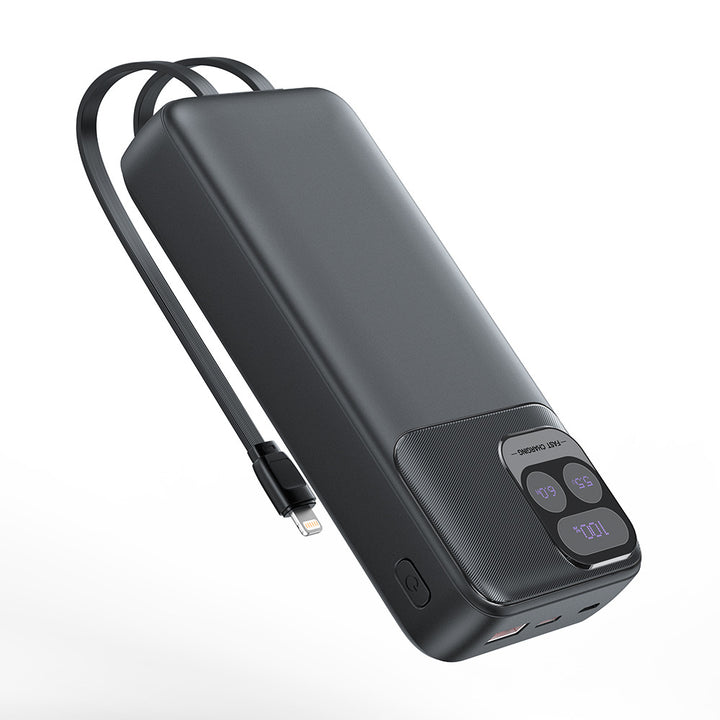 Power bank with dual charging cable and fast charging function Stornfield