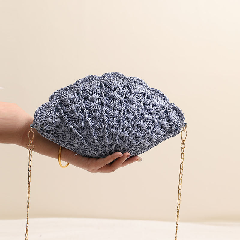 Elegant Clutch Bag in Shell Design Stornfield