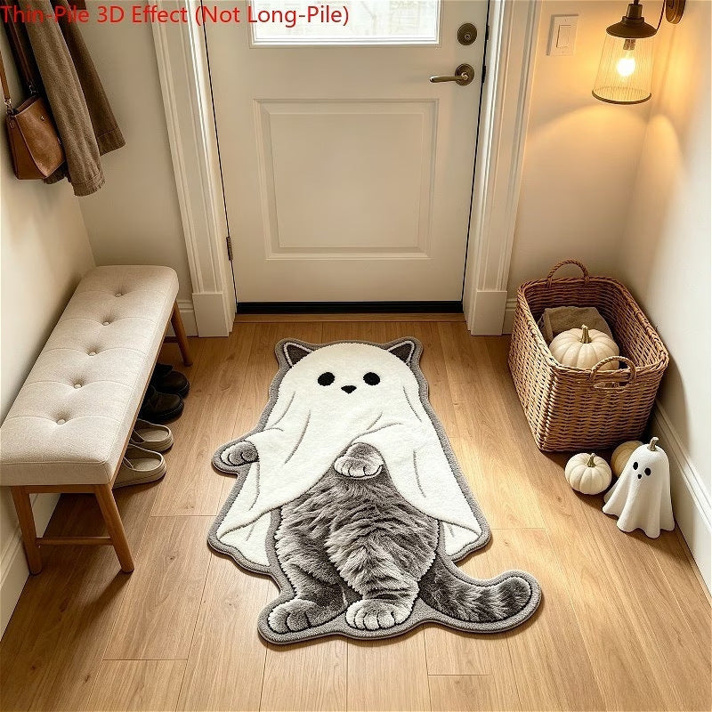 Cat-Themed Decorative Area Mat