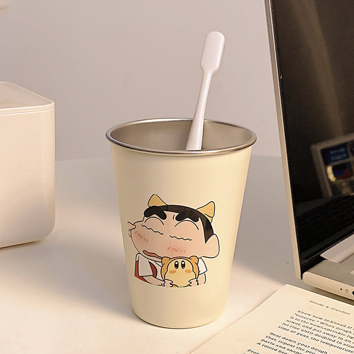 Stainless Steel Toothbrush Holder with Cute Cartoon Design Stornfield