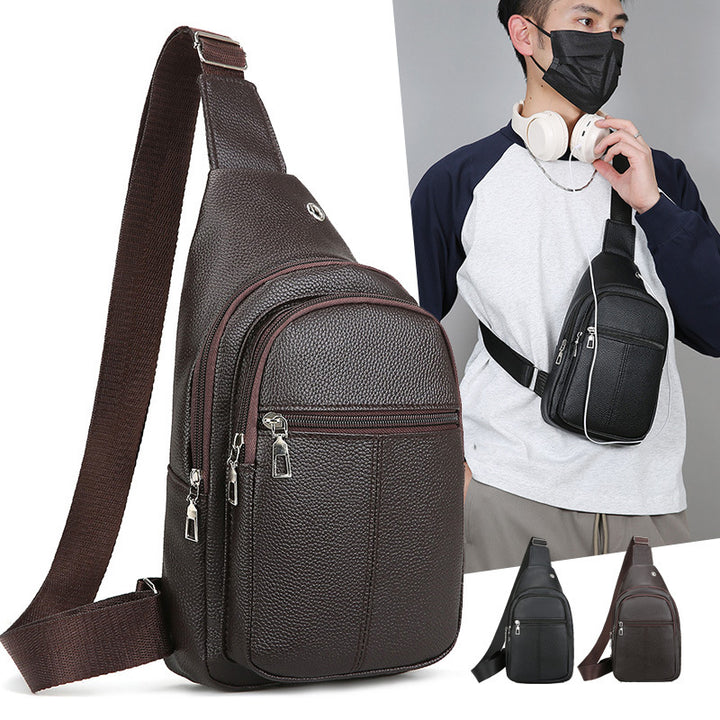 Premium Leather Sling Backpack Stornfield