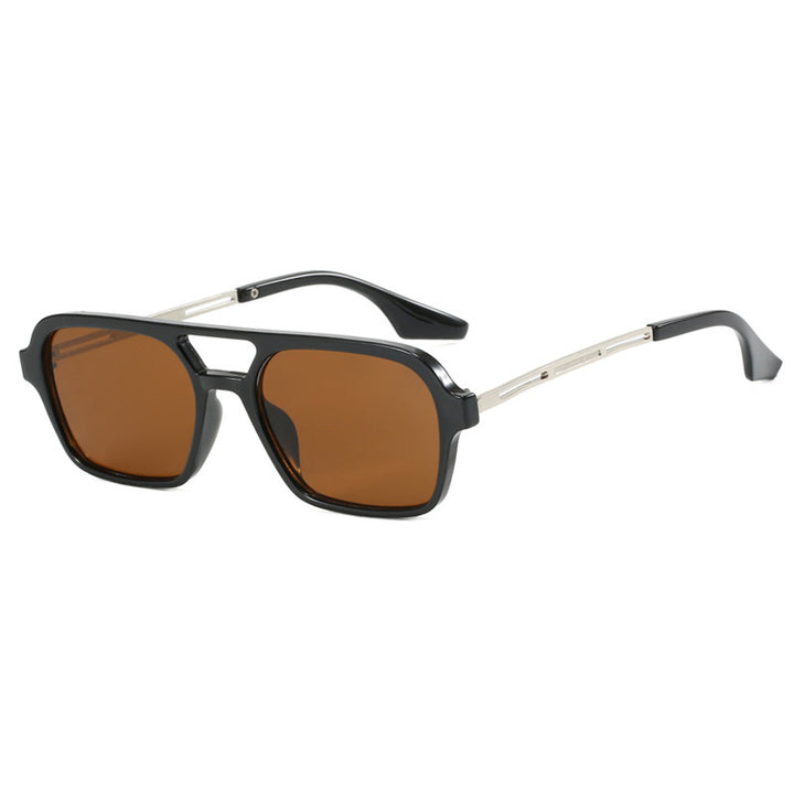 Women's striking square sunglasses with transparent frame Stornfield