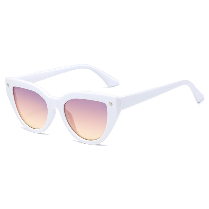 Women's Cat-Eye Sunglasses with Distinctive Animal Print Pattern Stornfield