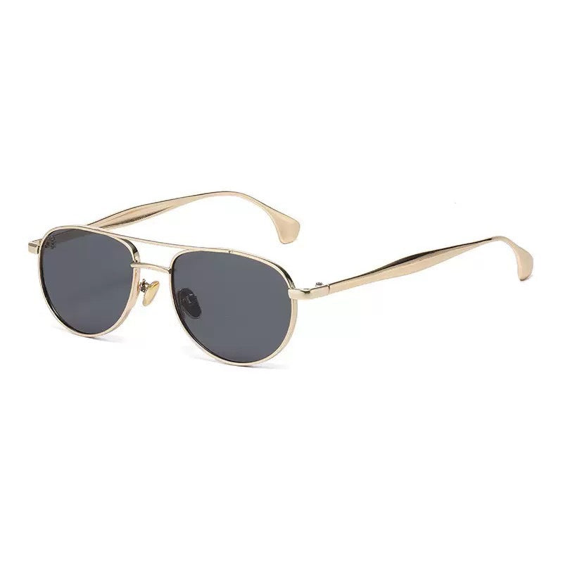Men's Vintage-Inspired Round Frame Sunglasses Stornfield