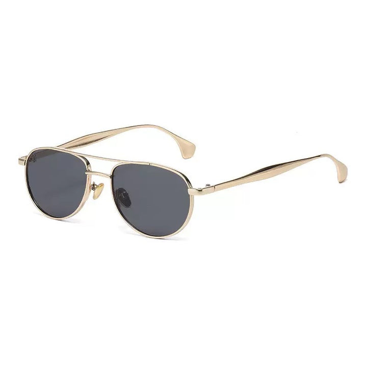 Men's Vintage-Inspired Round Frame Sunglasses Stornfield