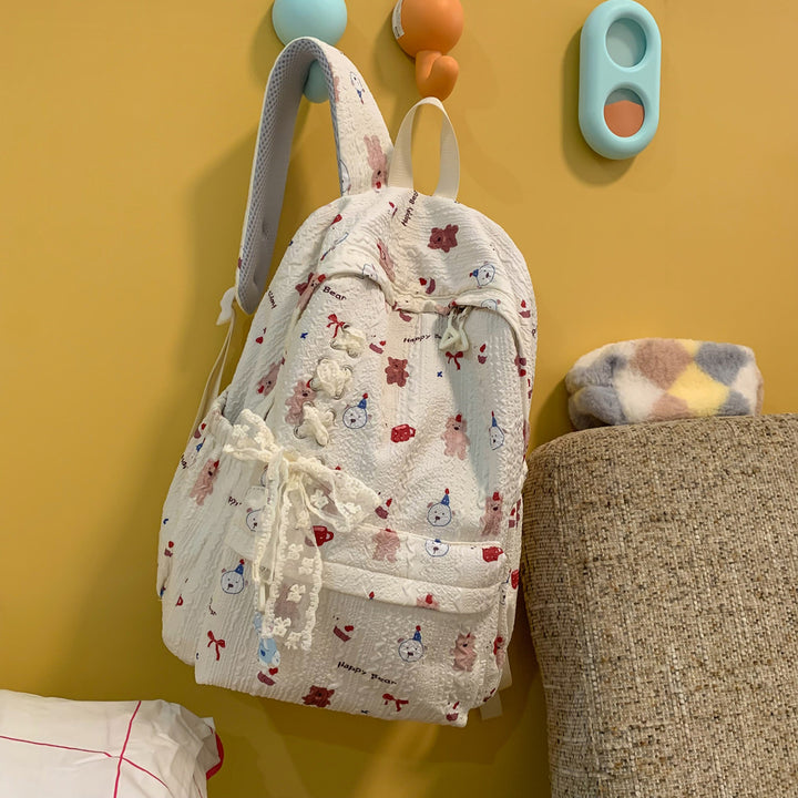 Cute Character Design Embellished Backpack Stornfield