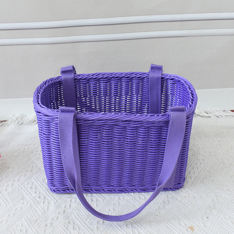 Stylish Woven Market Tote Stornfield