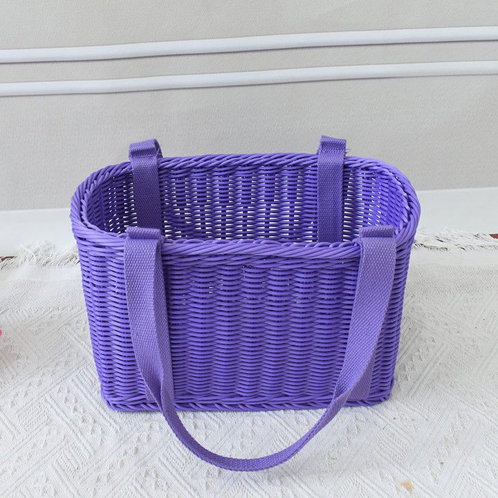 Stylish Woven Market Tote Stornfield