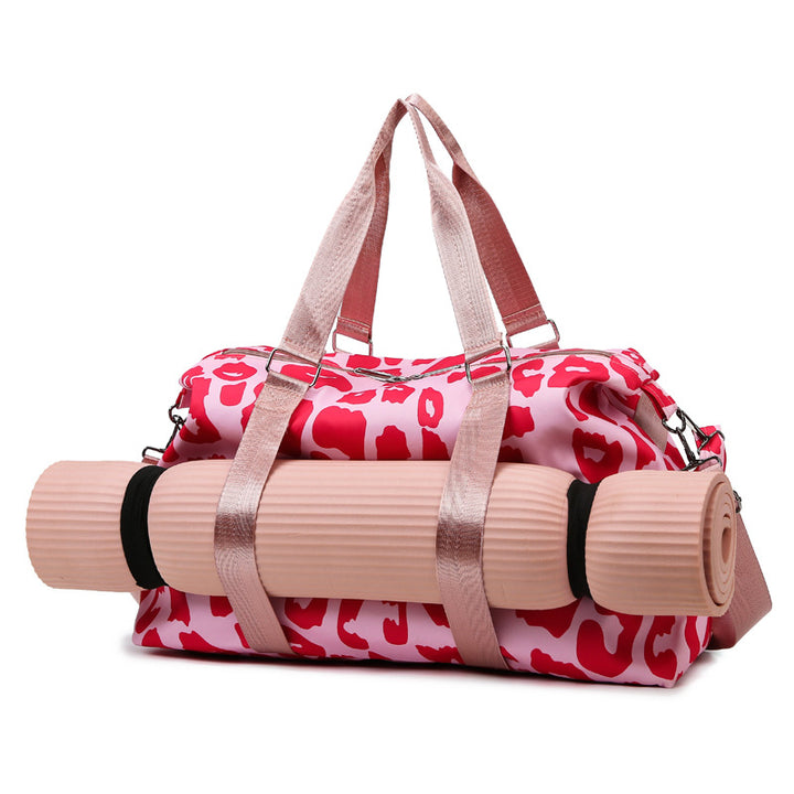 Sporty travel bag with trendy zebra pattern Stornfield