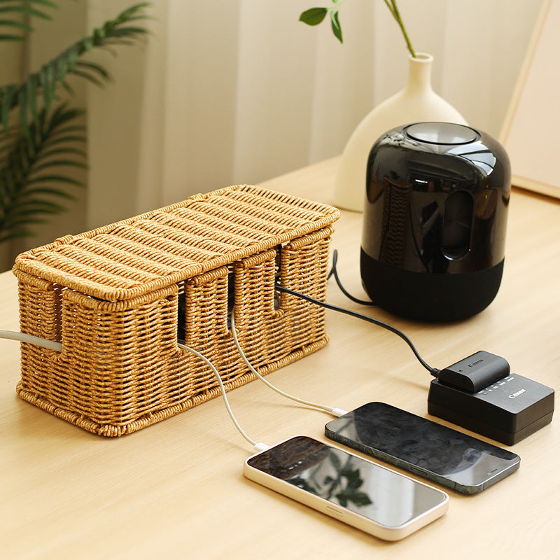 Handwoven Rectangular Storage Box Stornfield