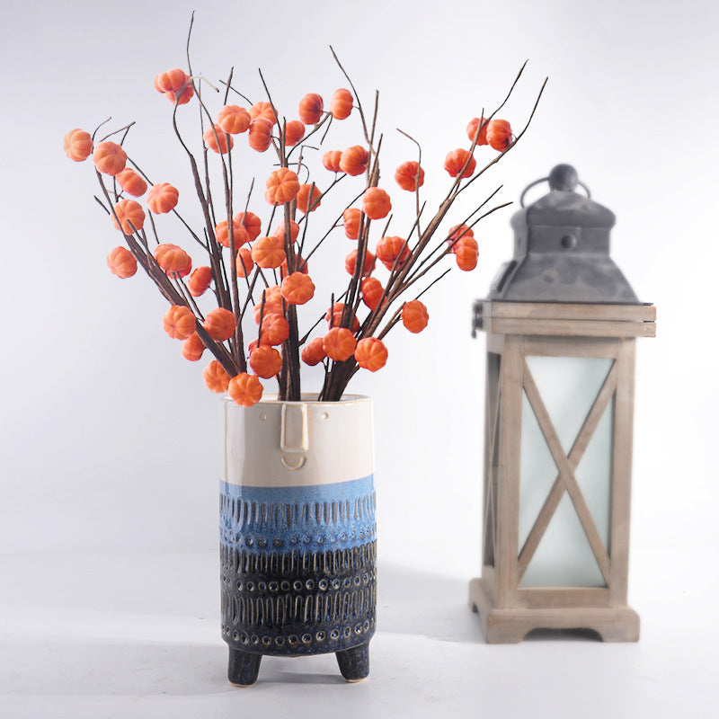 Decorative plant pot with facial features Stornfield