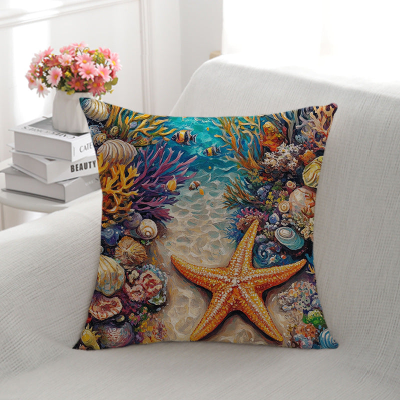Coastal Themed Decorative Cushion