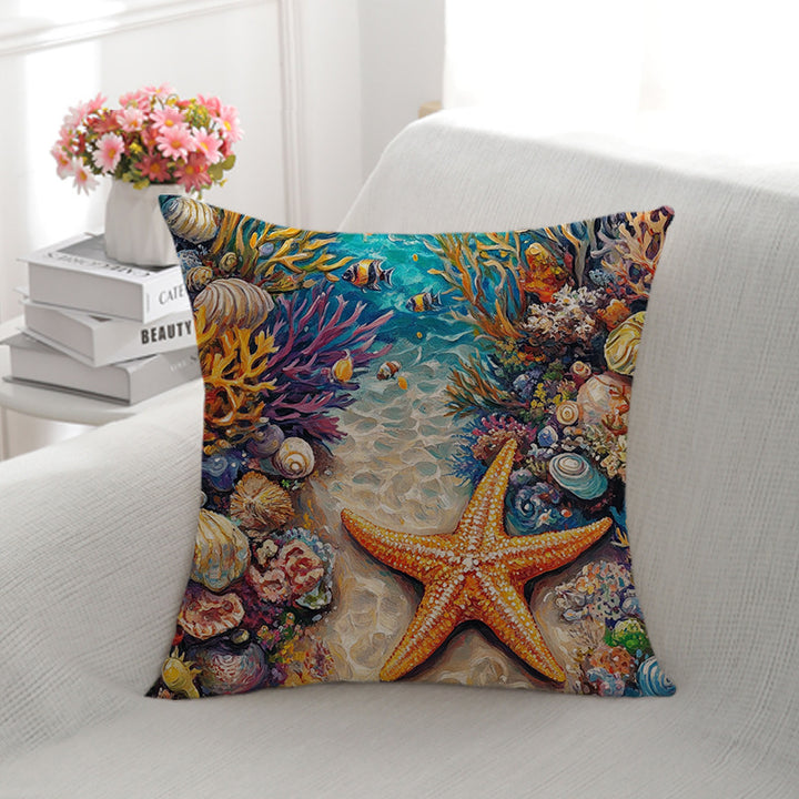 Coastal Themed Decorative Cushion