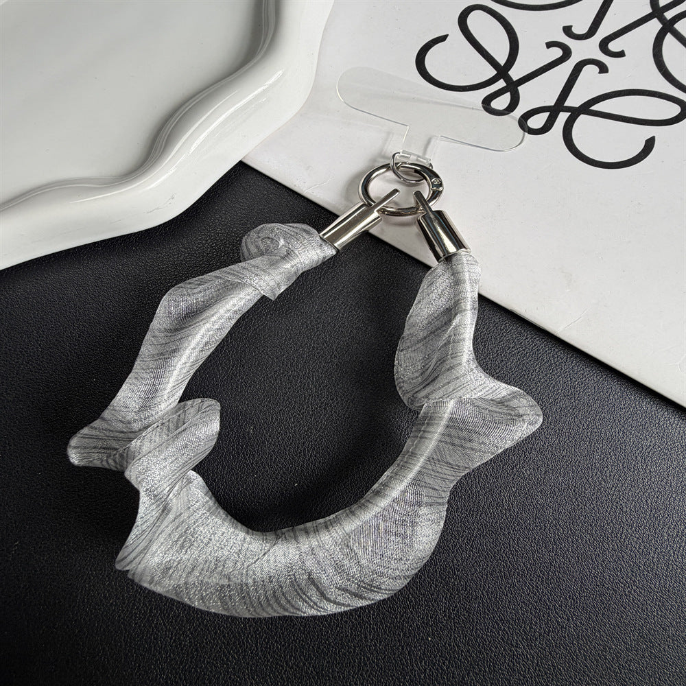 Ruffled Hair Tie Keychain Holder Stornfield