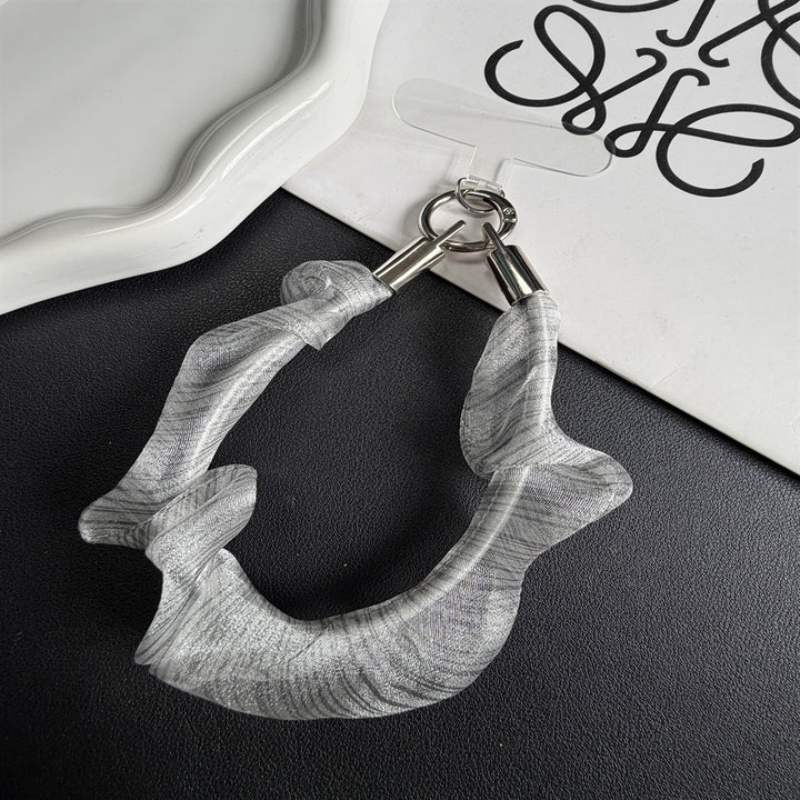 Ruffled Hair Tie Keychain Holder Stornfield