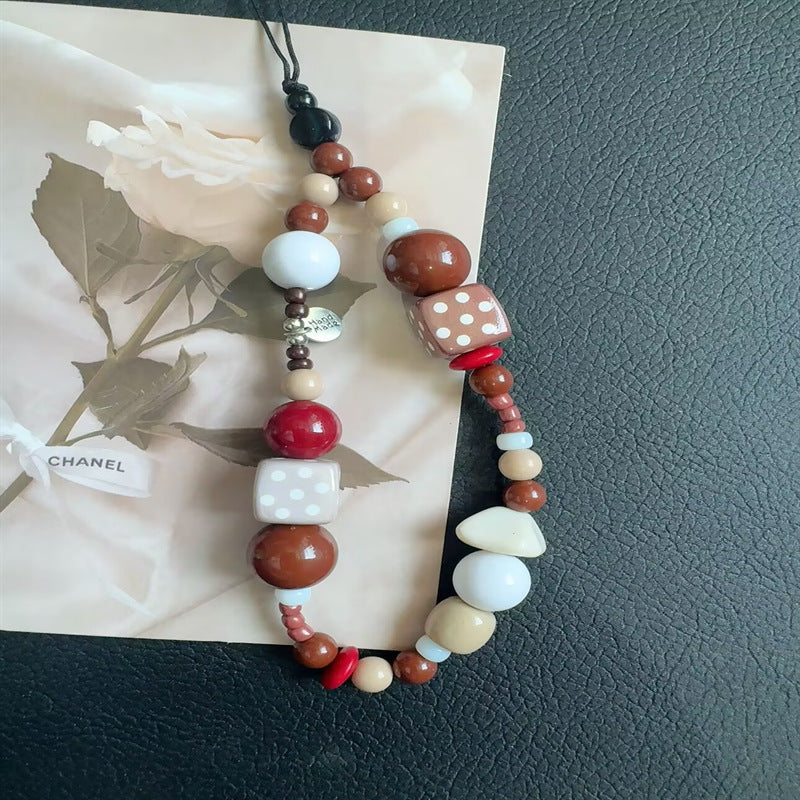 Decorative Beaded Charm Necklace Stornfield 1790135022