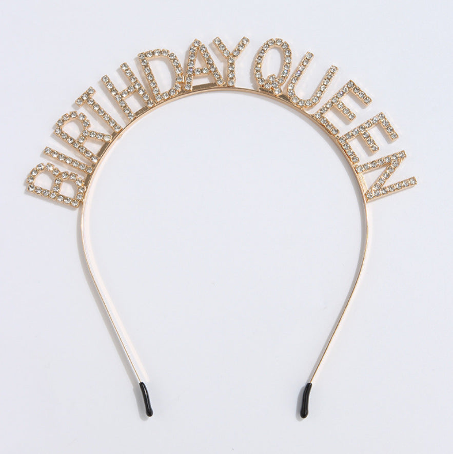 Women's hair accessories with sparkling lettering Stornfield