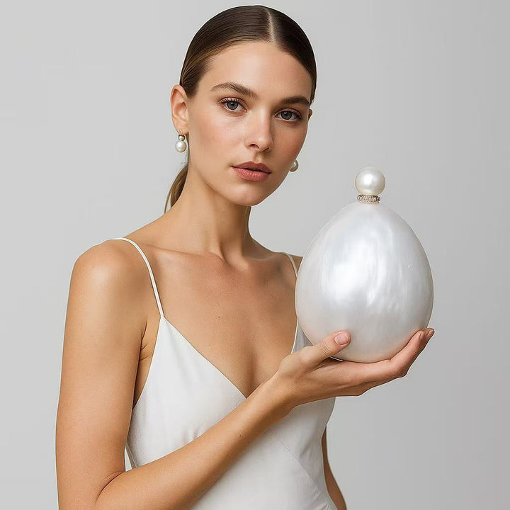 Pearlescent Acrylic Evening Handbag