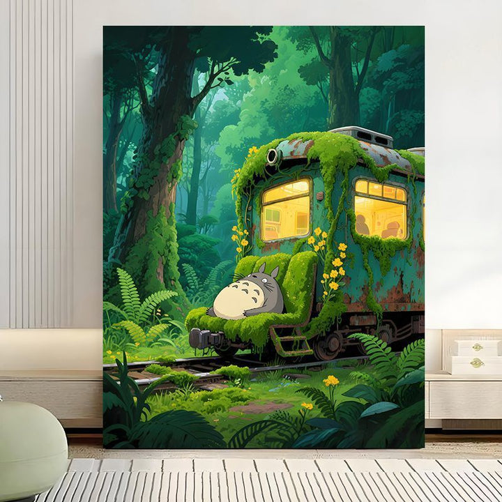 Enchanted Forest Scene Canvas Art Print Stornfield