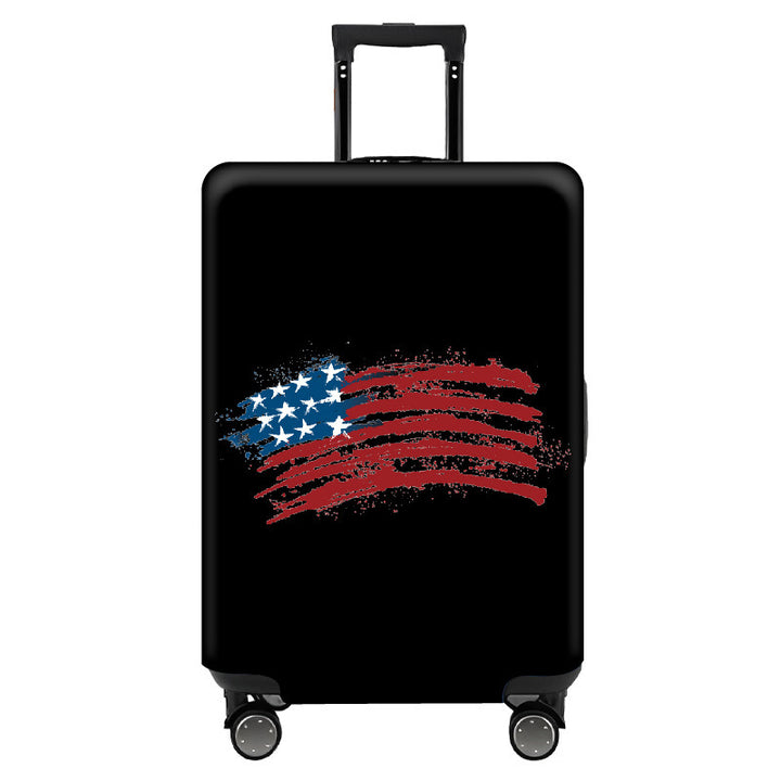 Women's hard-shell suitcase with colorful travel motif Stornfield