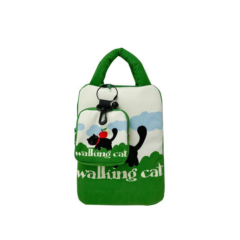 Laptop bag with creative cat pattern Stornfield