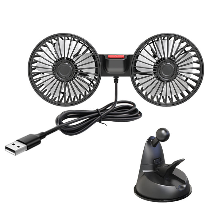 Ladies USB Double Fan with Holder Stornfield