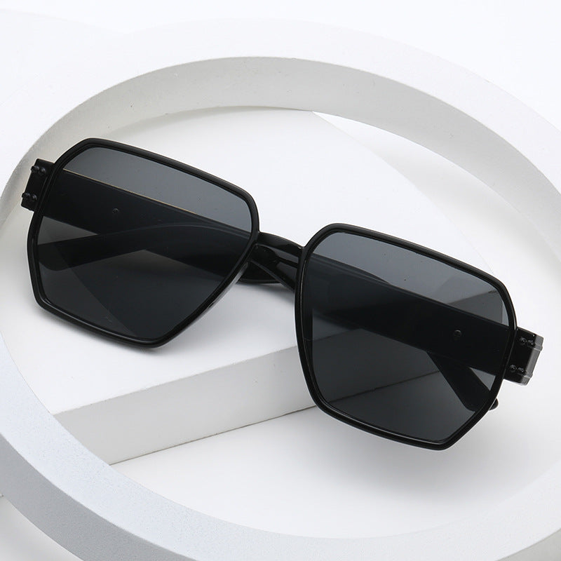 Women's modern oversized sunglasses with asymmetric frame Stornfield
