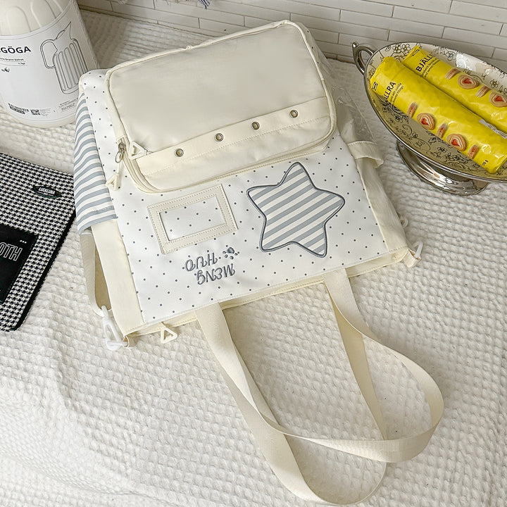 Fun-Themed Star Print Backpack Stornfield