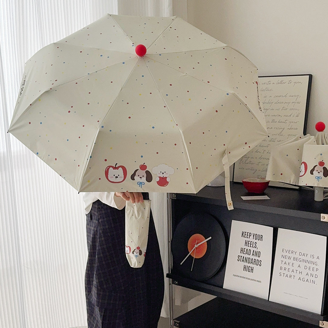 Ladies Folding Umbrella with Playful Design Stornfield