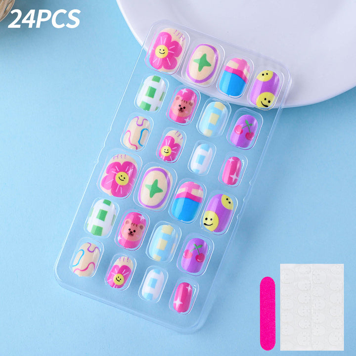 Themed Summer Beach Nail Art Press-On Nails Stornfield