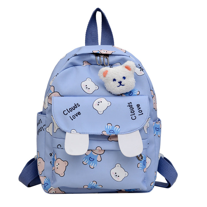 Cute Plush Bear-Themed Mini Backpack Stornfield