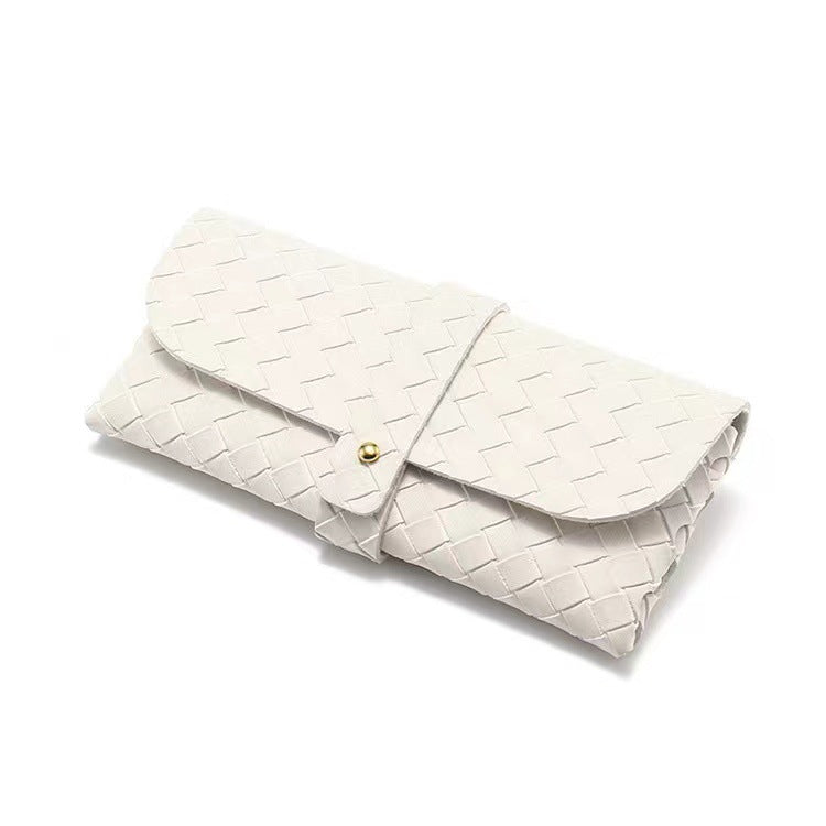 Woven Leather Clutch Stornfield