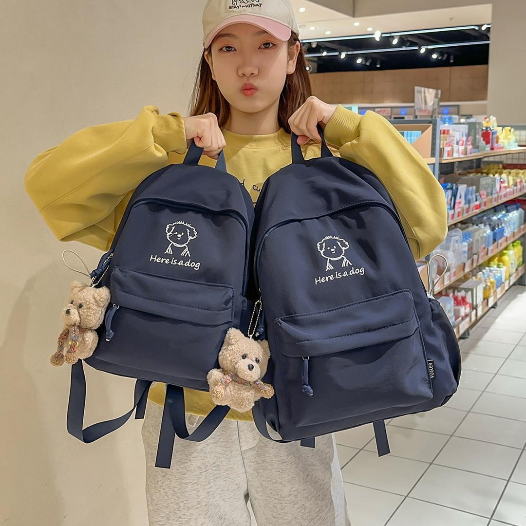 Playful Illustrated Casual Backpack Stornfield