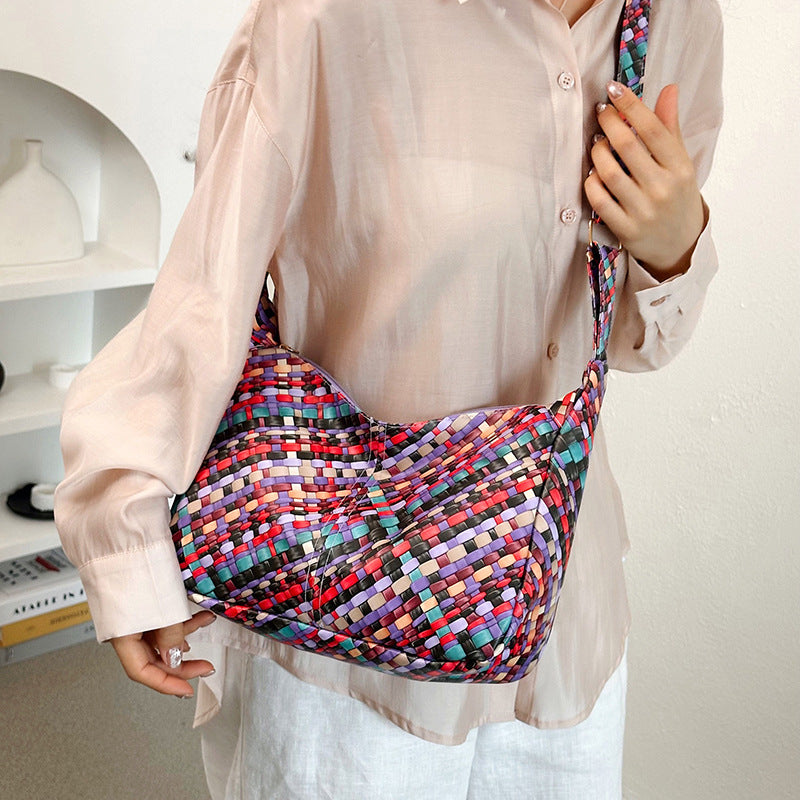 WoColorful Woven Hobo Bag Stornfield