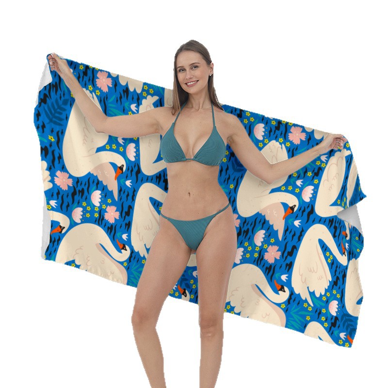 Beach towel with creative surf designs Stornfield