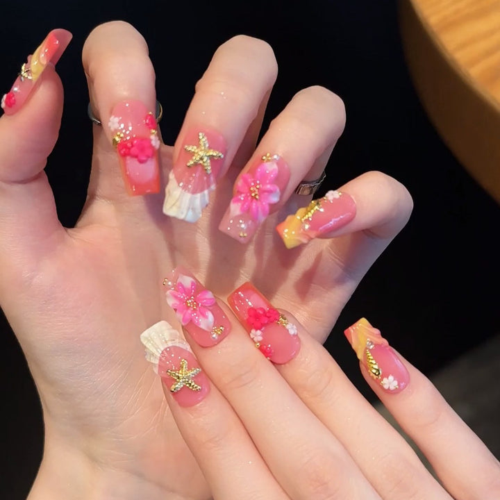 Decorative 3D Floral Nail Art Set