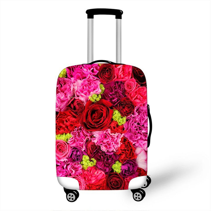 Women's hardshell travel suitcase with floral design Stornfield