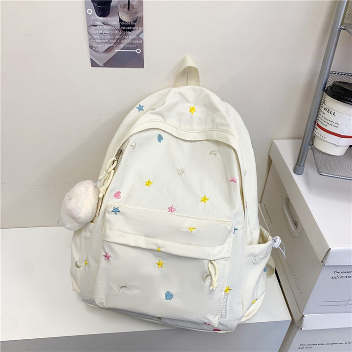 Stylish Fun-Embellished Casual Backpack Stornfield